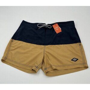 NEW Superdry Mens Size XL Surf Retro Boardshort Nautical Navy Swim Trunks